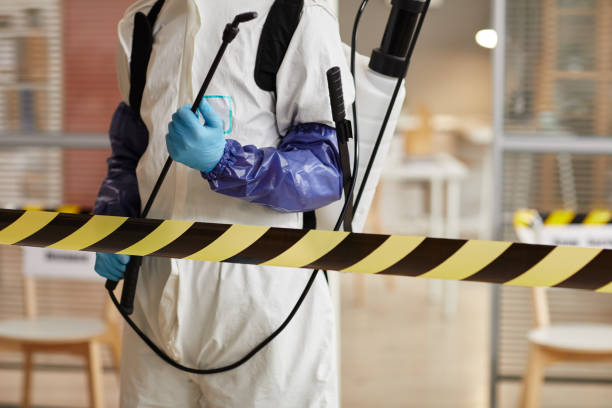 Professional Sewage Cleanup technician working in Columbia, PA